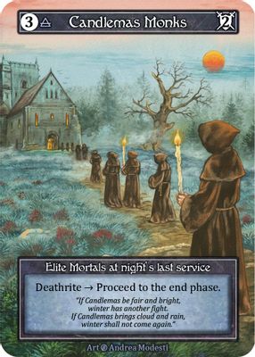 Candlemas Monks (Foil)