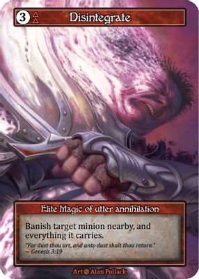 Disintegrate (Foil)