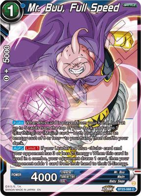 Mr. Buu, Full Speed