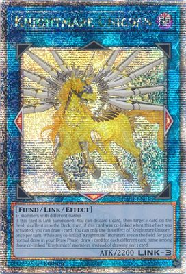 Knightmare Unicorn (Quarter Century Secret Rare)