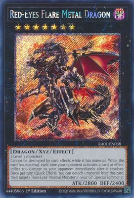 Red-Eyes Flare Metal Dragon (Platinum Secret Rare)