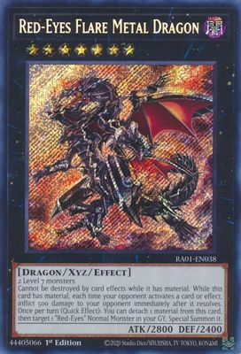Red-Eyes Flare Metal Dragon (Secret Rare)