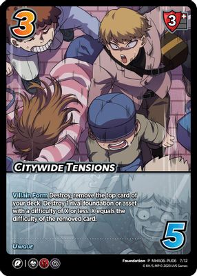 Citywide Tensions (Plus Ultra Pack 6)