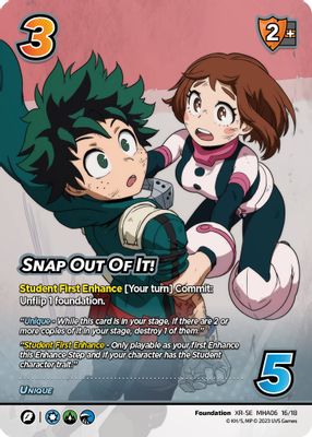 Snap Out Of It! (XR)