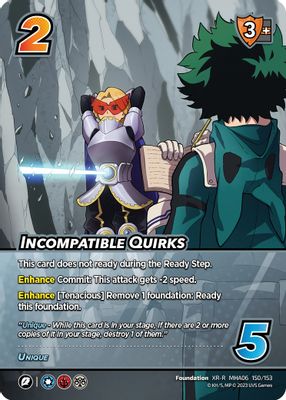 Incompatible Quirks (XR)