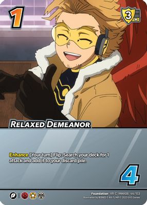 Relaxed Demeanor (XR)