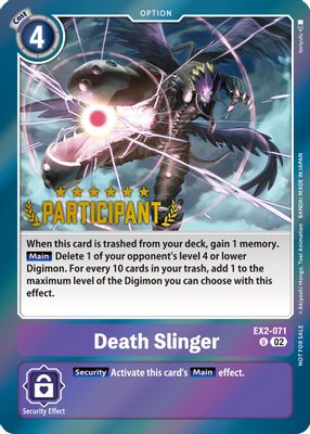 Death Slinger (Digimon 3-On-3 Participation)