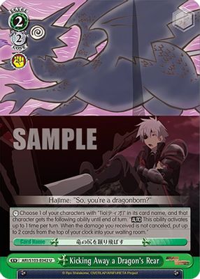 Kicking Away a Dragon's Rear