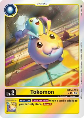 Tokomon (Blast Ace Box Promotion Pack)