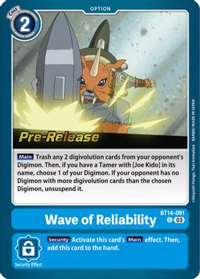 Wave of Reliability