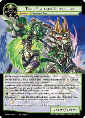 Tigre Plateado, Chronogear