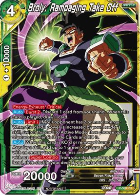 Broly, Rampaging Take Off (Zenkai Series Tournament Pack Vol.6)
