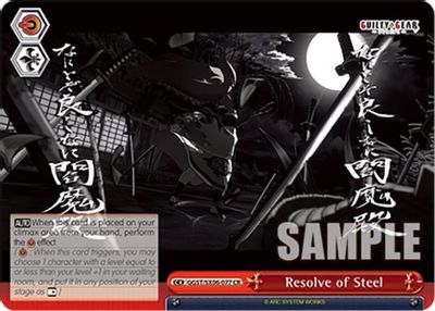 Resolve of Steel