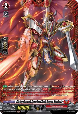 Blazing Heavenly Spearhead Equip Dragon, Nandeeka (FR)