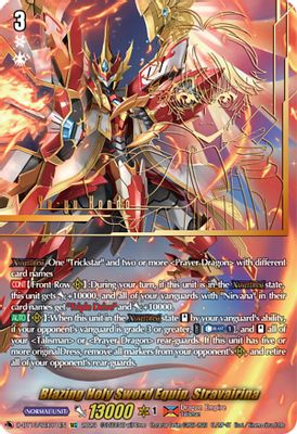 Blazing Holy Sword Equip, Stravairina (SEC)