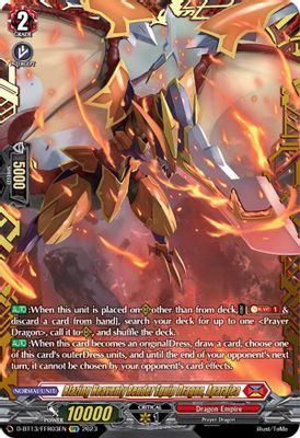 Blazing Heavenly Render Equip Dragon, Aparajea (FFR)