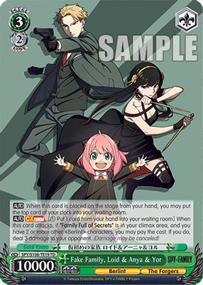 Fake Family, Loid & Anya & Yor