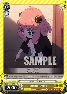 Sitting, Anya