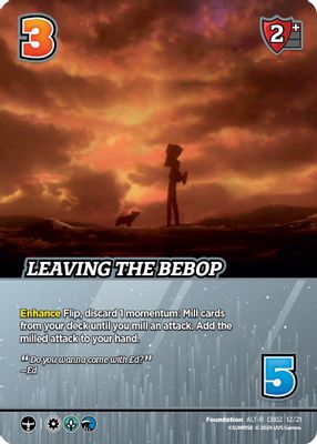 Leaving the Bebop (Alternate Art)