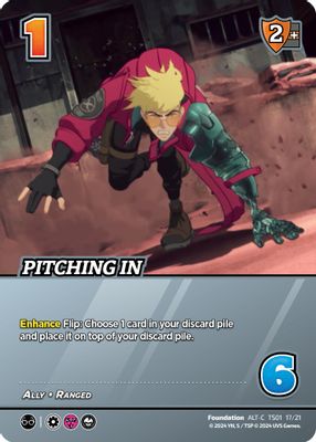 Pitching In (Alternate Art)