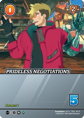 Prideless Negotiations (Alternate Art)