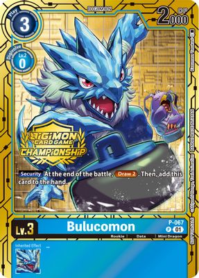 Bulucomon - P-067 (Championship 2023 Gold Card Set)
