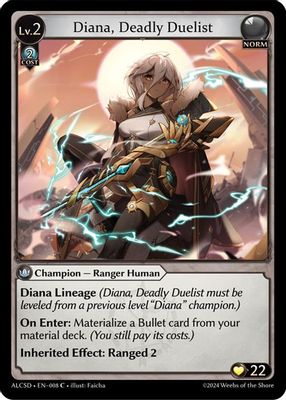 Diana, Deadly Duelist