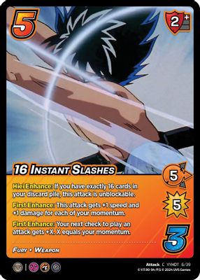 16 Instant Slashes (Time Shifted)