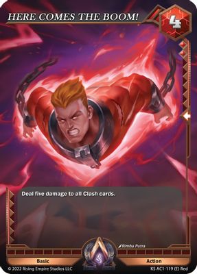 HERE COMES THE BOOM!