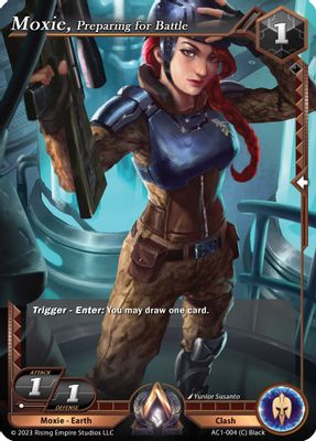 Moxie, Preparing for Battle