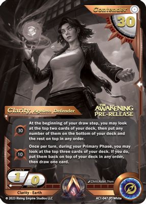 Clarity, Ageless Defender (Pre-Release)