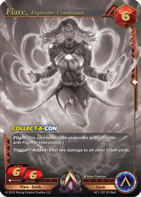 Flare, Explosive Combatant (Collect-A-Con Promo)