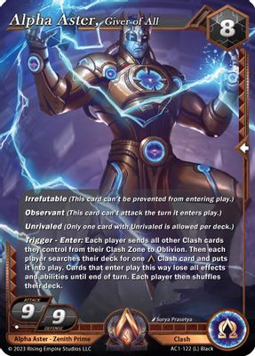 Alpha Aster, Giver of All