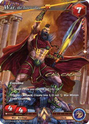 War, the Intensifier (Iconic Rare)