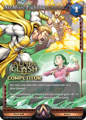 No More Fighting (Competitor)