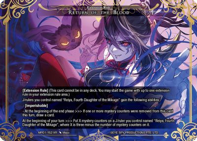 Return of the Blood