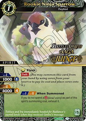 Rookie Ninja Sparrow (Judge Pack Vol. 4)