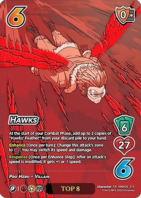 Hawks (Hero League Championship 2023 Chrome Rare - Top 8)
