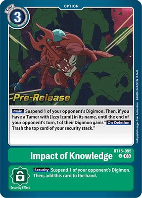 Impact of Knowledge
