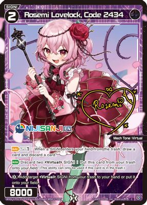 Rosemi Lovelock, Code 2434 (Parallel Foil)