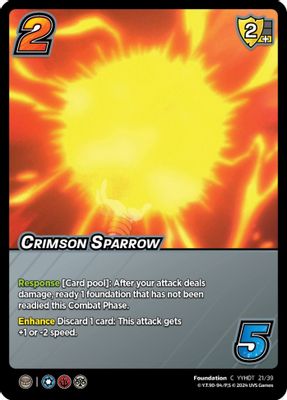 Crimson Sparrow (Time Shifted)
