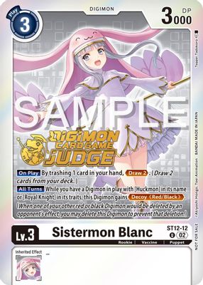 Sistermon Blanc (Judge Pack 5)