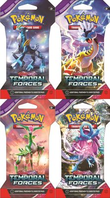 Temporal Forces Sleeved Booster Pack Art Bundle [Set of 4]