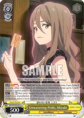 Unwavering Pride, Mizuki