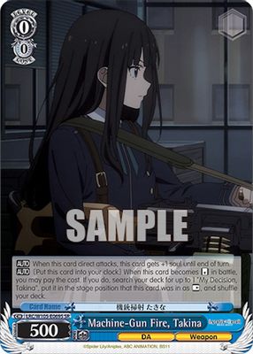 Machine-Gun Fire, Takina (SR)