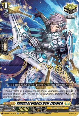 Knight of Orderly Bow, Llyvarch