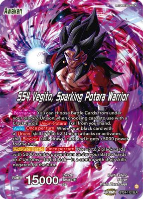 SS4 Son Goku & SS4 Vegeta // SS4 Vegito, Sparking Potara Warrior (SLR)