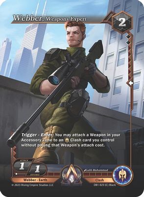 Webber, Weapons Expert