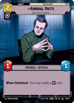 Admiral Motti - Brazen and Scornful (Hyperspace)
