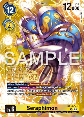 Seraphimon (2024 Regionals Champion)